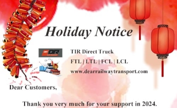 Holiday Notice | Dear-Railway Container Transport