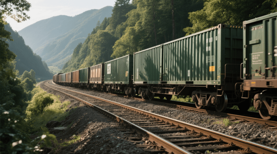 DR Trans solar panels shipping via China-Europe rail freight with 30% faster transit time