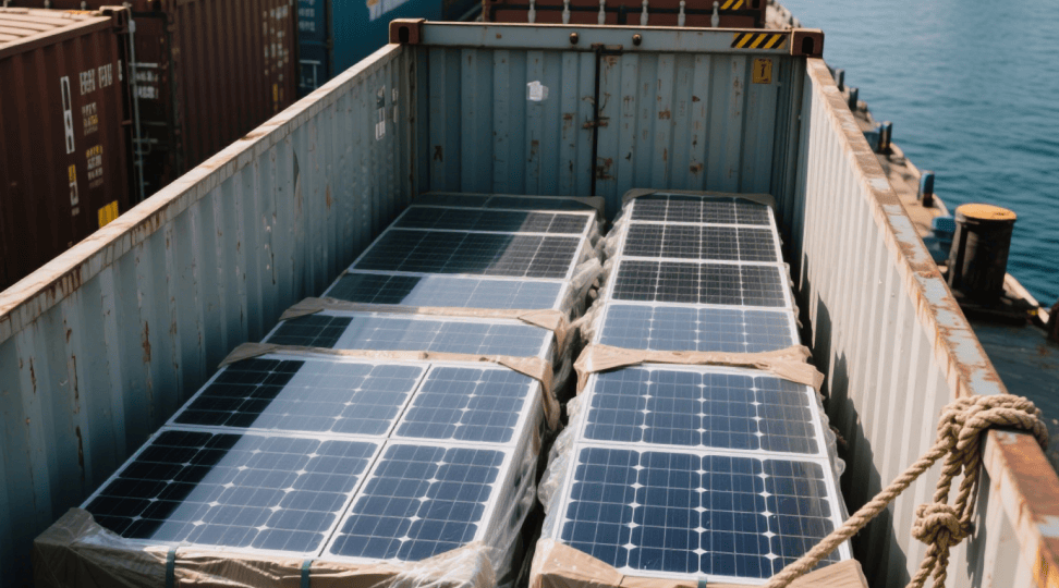 Import- und Transportlösungen für Solarmodule aus China