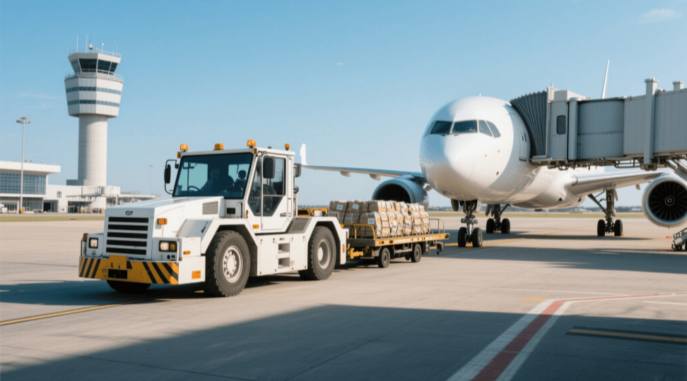 LKW-Luft-Transport
