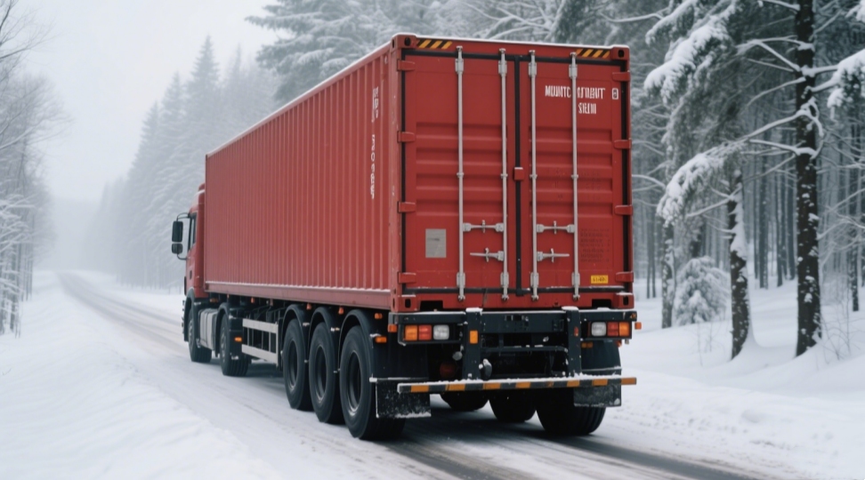 DR Trans weight compliance process: container weighing → multimodal transport selection → TIR Carnet generation